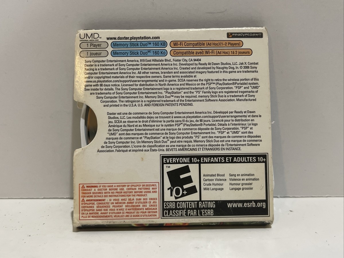 Daxter (Sony PSP, 2006) Greatest hits in cardboard case Rare