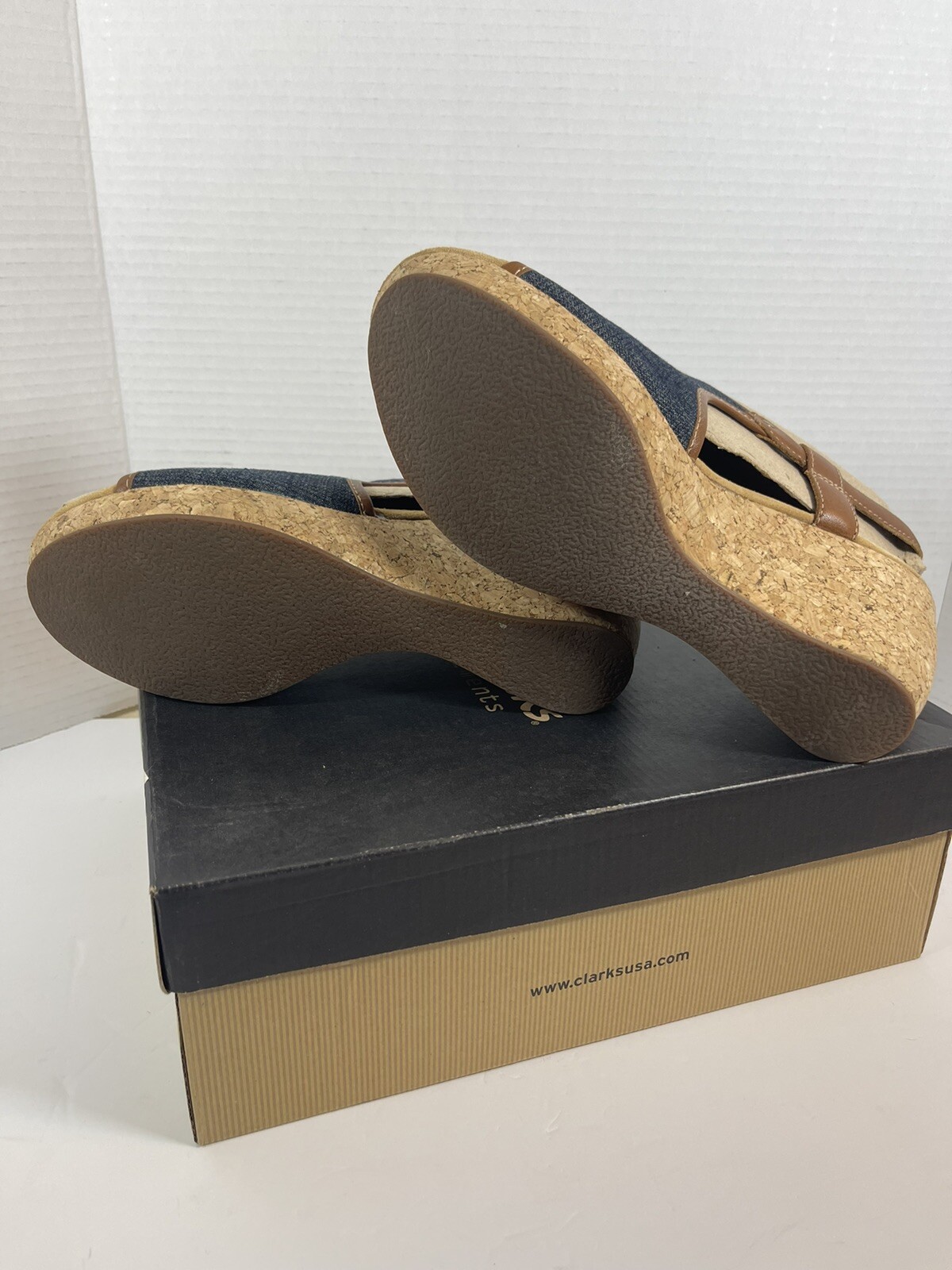 Clarks Elements womans Wedge platform sandals siz… - image 3