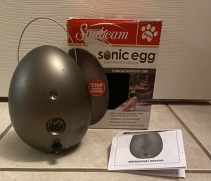 the egg dog bark control
