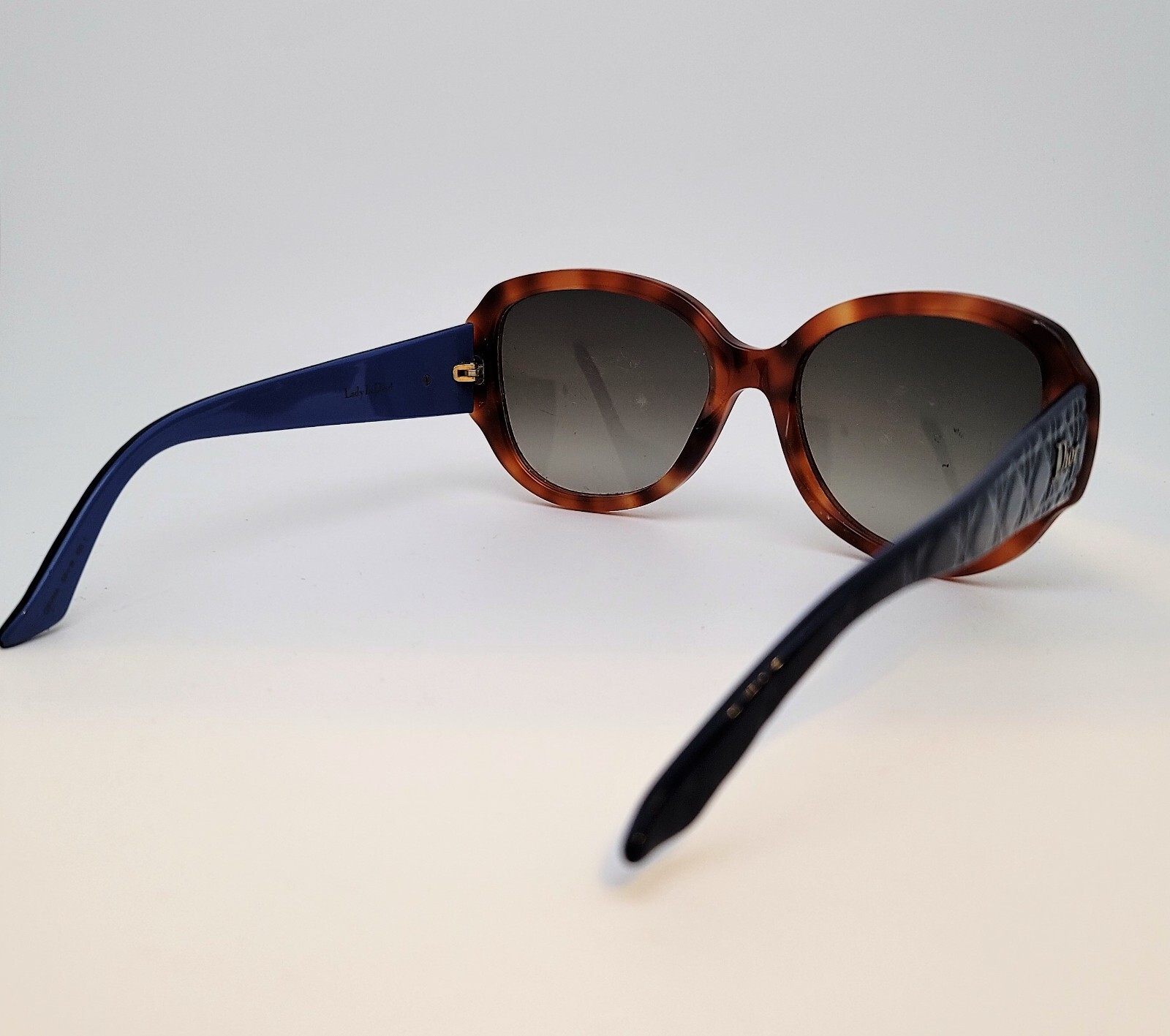 Christian Dior LADY IN DIOR 1 Sunglasses Frame Tortoise &  Blue 53 [ ] 16  140mm image 6