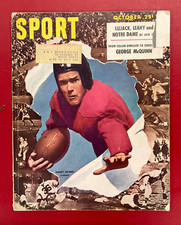 Sport Magazine Oct 1947 Harry Gilmer cover! Durocher, George McQuinn, Notre Dame