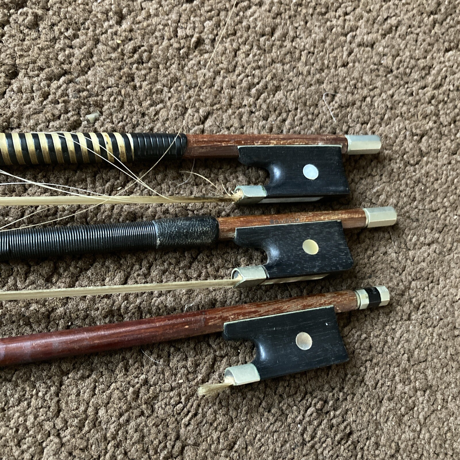 Violin Bow Stamped Bausch for repair/rehair Plus 2 Others eBay