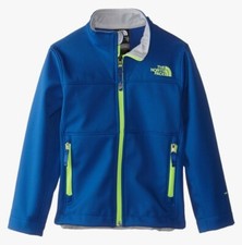 The North Face Boy's Size SMALL 7/8 Apex Elevation Jacket Blue Neon, EUC