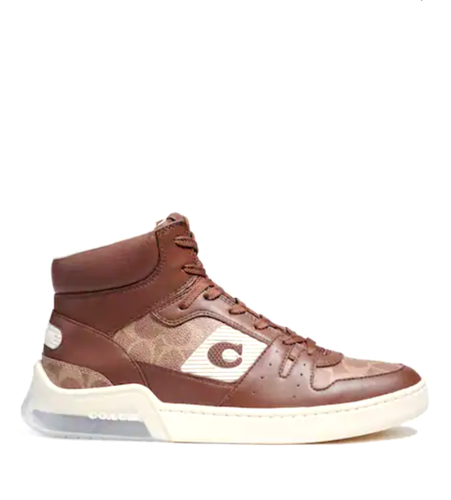 Coach Citysole Signature Canvas High-Top Saddle Sneaker *Neu* 11US 44EU 10UK - Bild 1 von 24