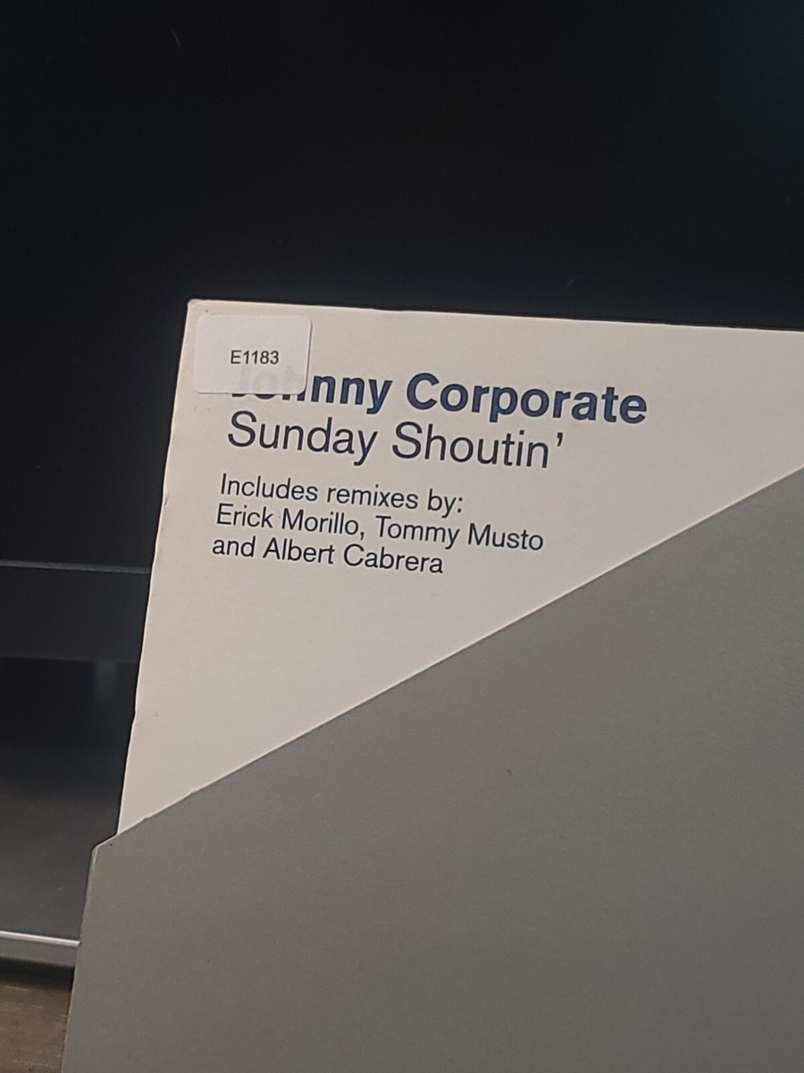 NO WAVEレア盤 - Konk JONNY SENDER ソロ12inch Johnny Corporate - Sunday Shoutin', 12