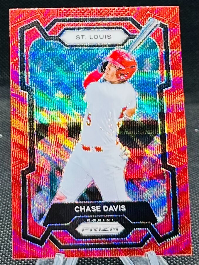 【Ruby】10点 2024 Panini Prizm Baseball Ruby Wave Prizm Chase Davis St. Louis