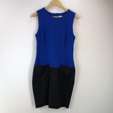 Calvin Klein Women  Dress Dress Sz 6 Sleeveless Black With Pockets