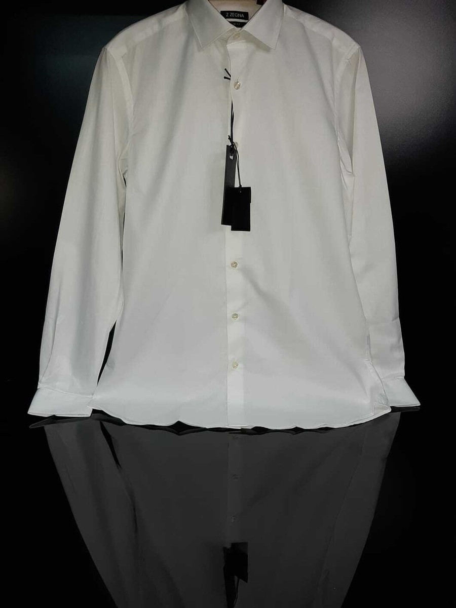 Z ZEGNA SHIRT-WHITE. | eBay