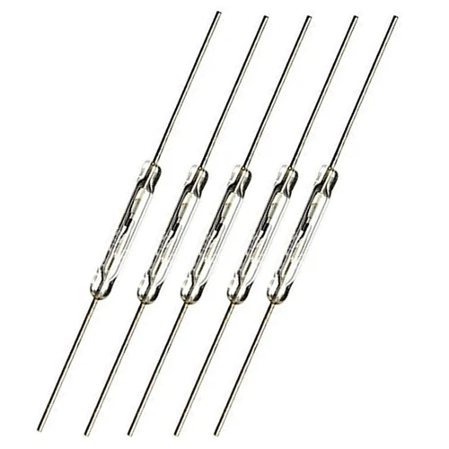 50 Stück Reedkontakt 14mm x 2mm Miniatur Reed Kontakt Reedschalter 45mm Länge - Bild 8 von 10