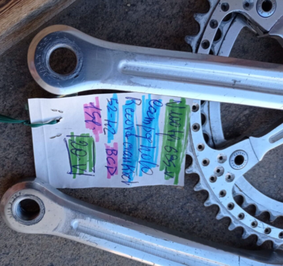 Manivelle gauche avec potentiomètre Stages Campagnolo Super Record 12V