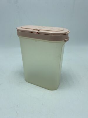 Tupperware Module Mate Spice Container w/ Pink Lid 1846 & 1844 Replacement