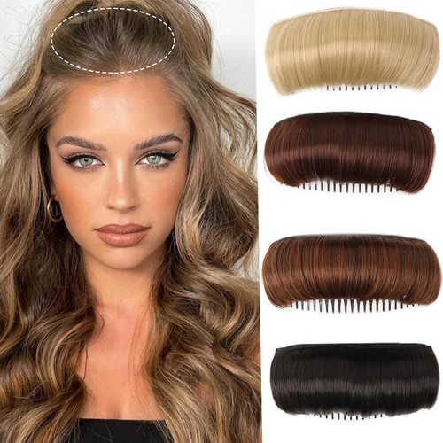 Women Volume Bump Inserts Hair Bun False Hair Clip Hair Pad Styling Tool