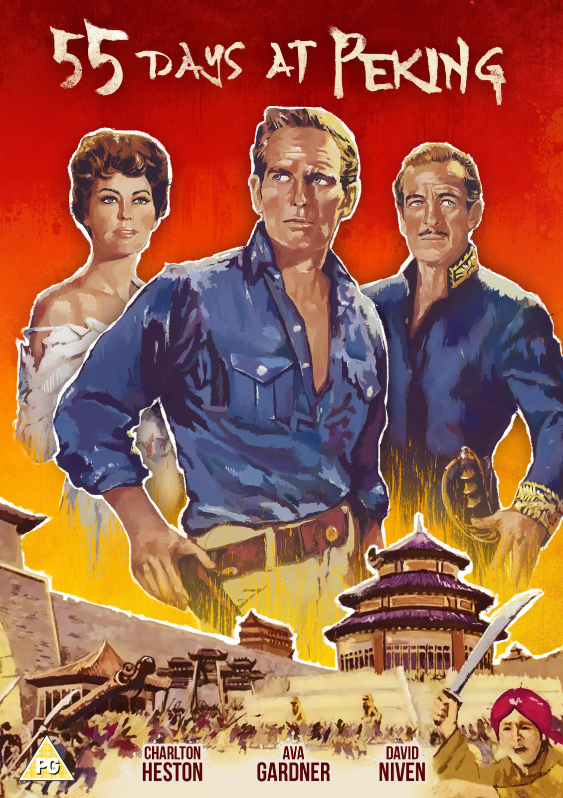 55 Days at Peking 1963 DVD