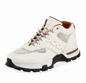 white hiking sneakers