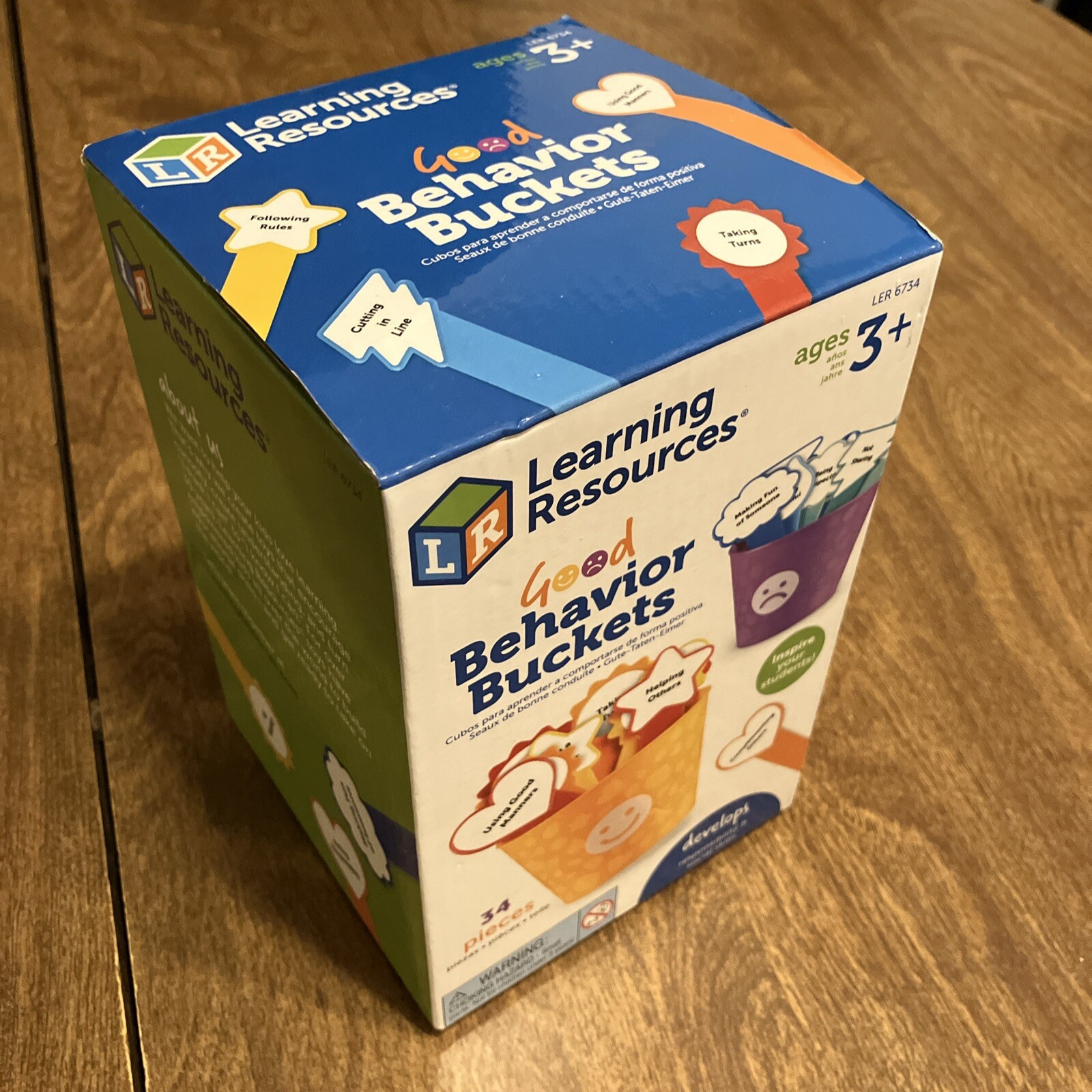 Learning Resources Good Behavior Buckets, 34 Piece Set, New in Box (776 ...