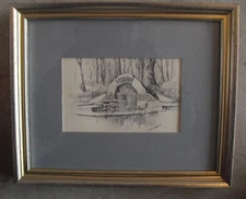 Small Vintage Spangler's Spring Print by John Sullivan Framed