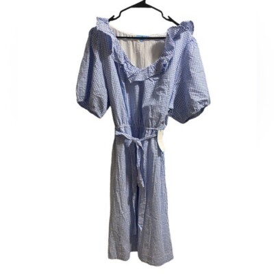 Draper James Gingham Print Cottagecore Core Dress Size 2X