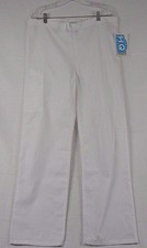 H.Q.High Quility Basics Draw String Cargo Scrub Pants 4100 WHT1 White XS 180T