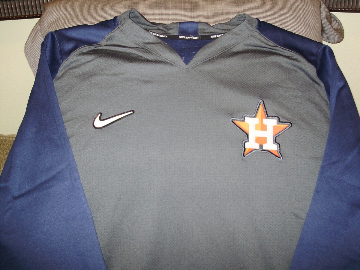 MLB Houston Astros Nike Therma Dri-Fit Pullover Sweatshirt Jacket Men's  Medium