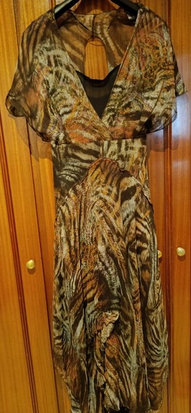 vestido BDBA ,talla 38,  nuevo, seda'
