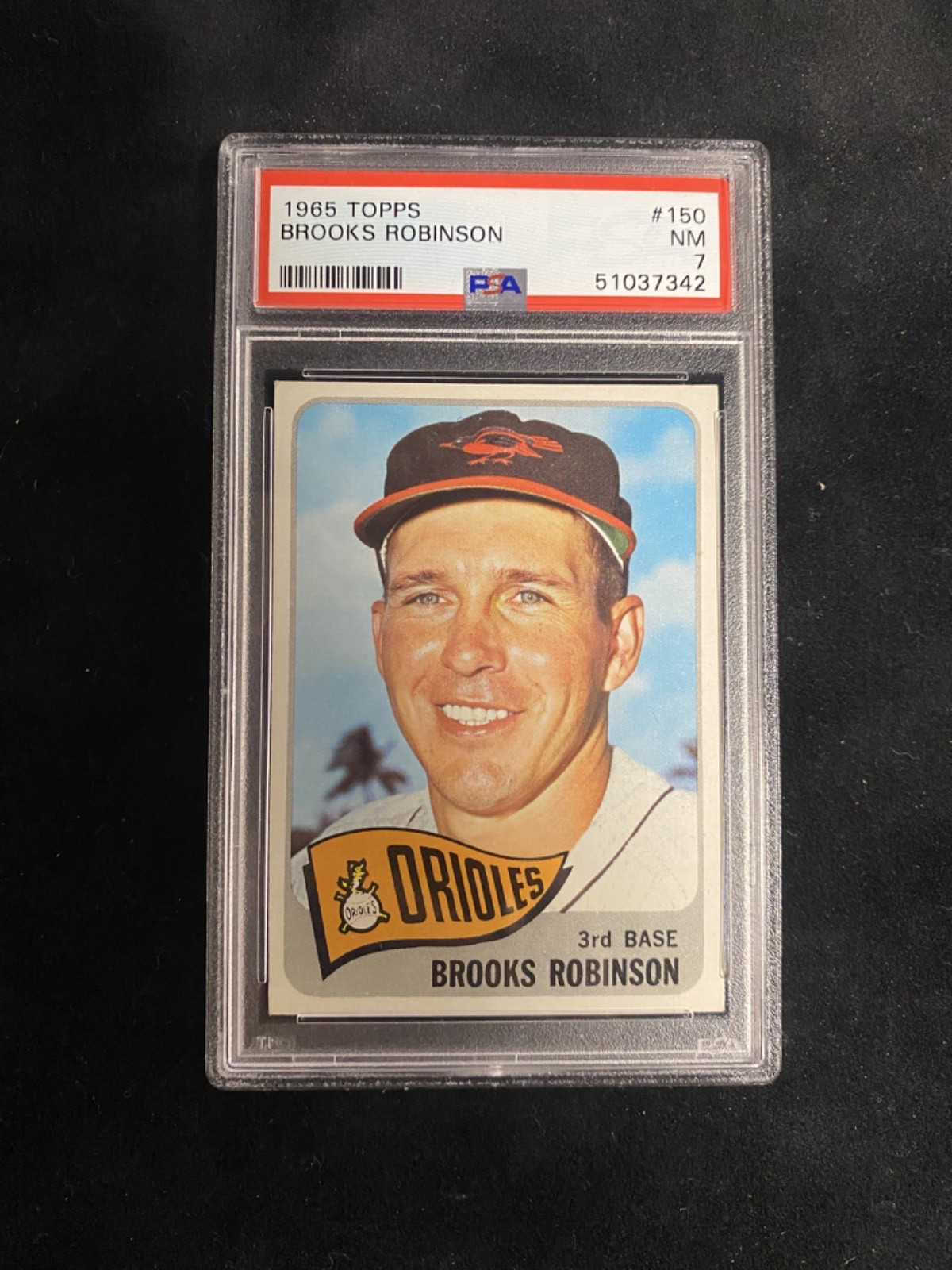 1965 Topps #150 Brooks Robinson PSA 7 NM Orioles