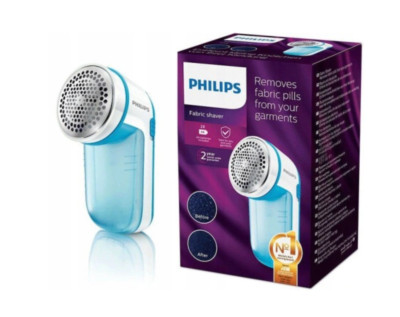 Philips Lint Pill Remover Battery Operated Fabric Shaver Remove Trimer GC026