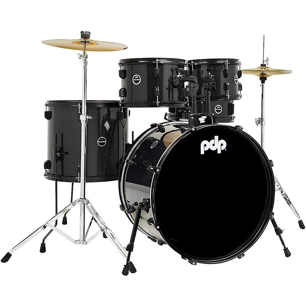 PDP by DW Encore Complete 5 Piece Drum Set w Chrome Hardware