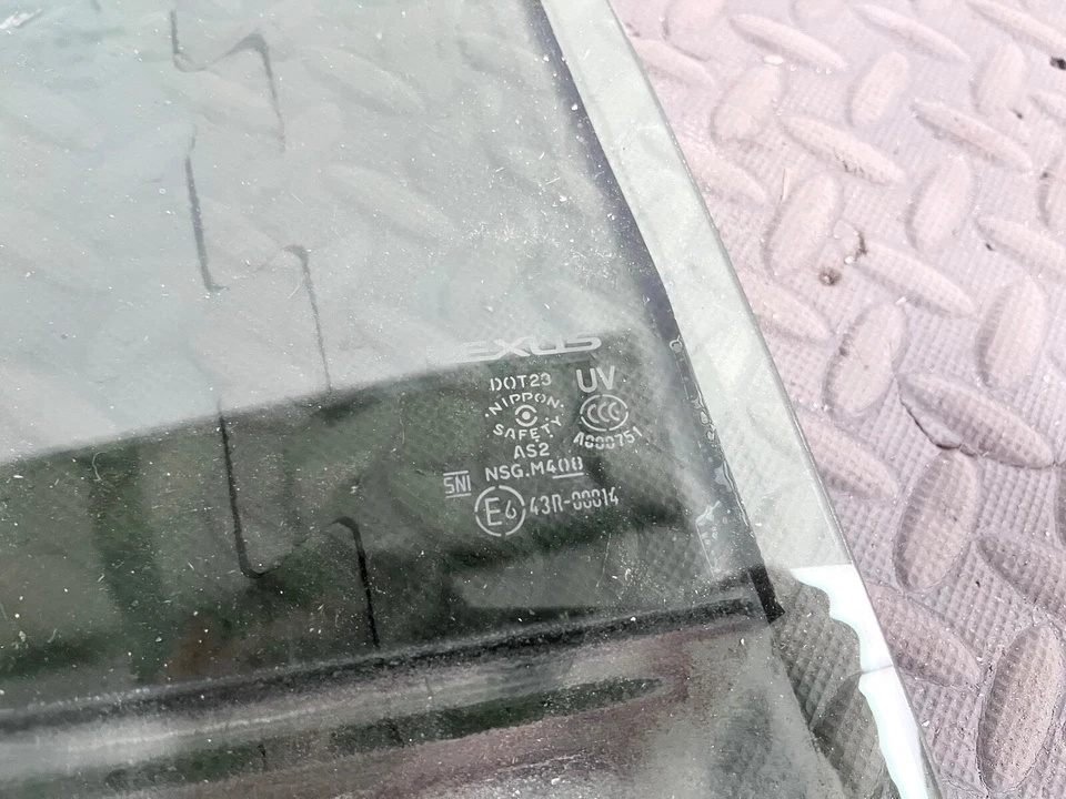 16-18 LEXUS ES350 ES TRASERO DERECHO PASAJERO VENTANA LATERAL PANEL CRISTAL OEM Foto 4 de 4