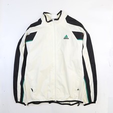 Vintage Adidas Windbreaker Light Jacket Size Large Embroidered
