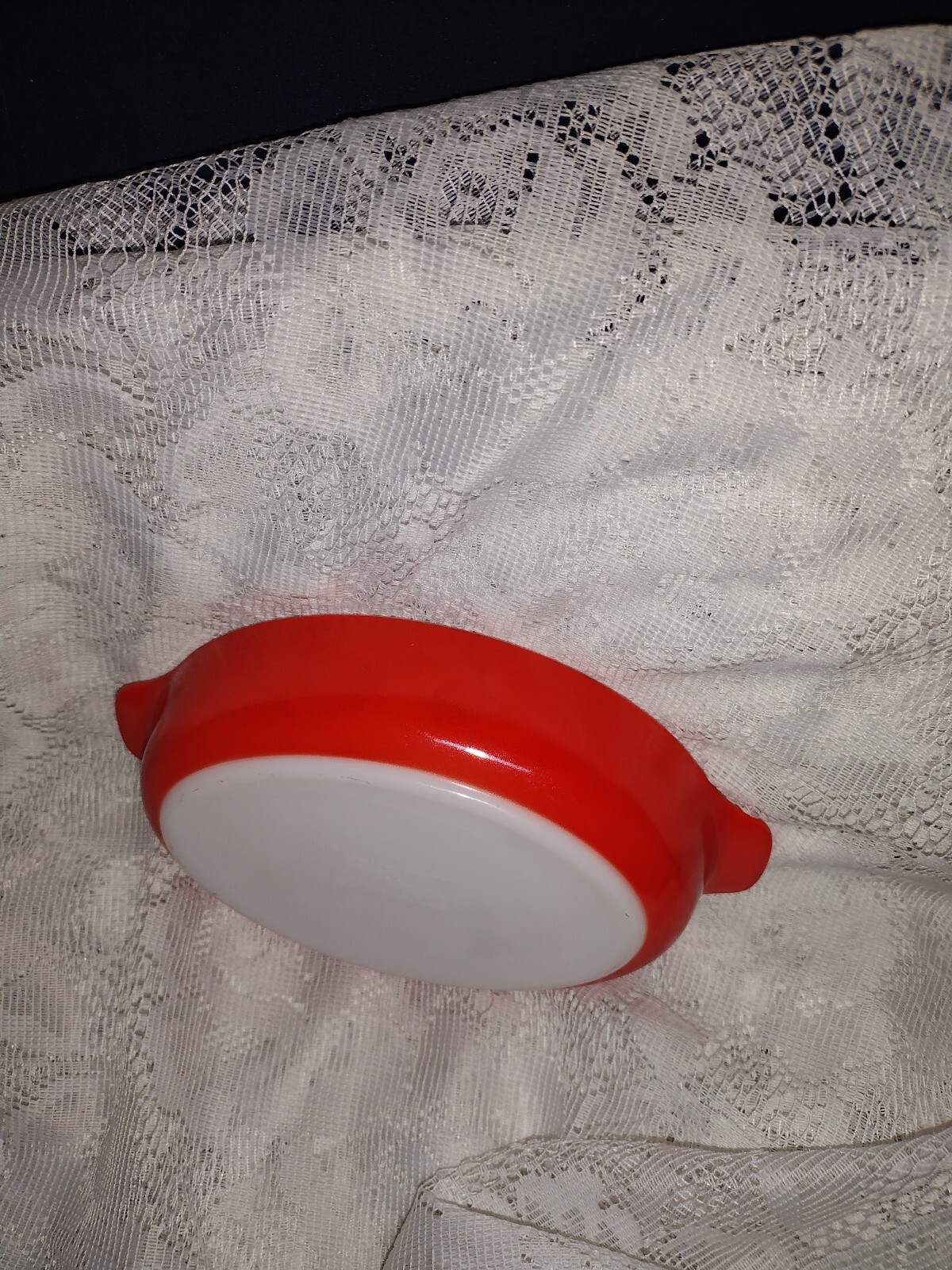 RARE Vintage Pyrex Horizon RED Pixie 700 Glass Dish 10oz Au Gratin Dish