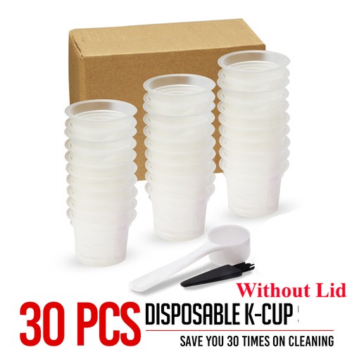 30x Empty KCup Cups Sealed Filter for Keurig Single Serve Coffee