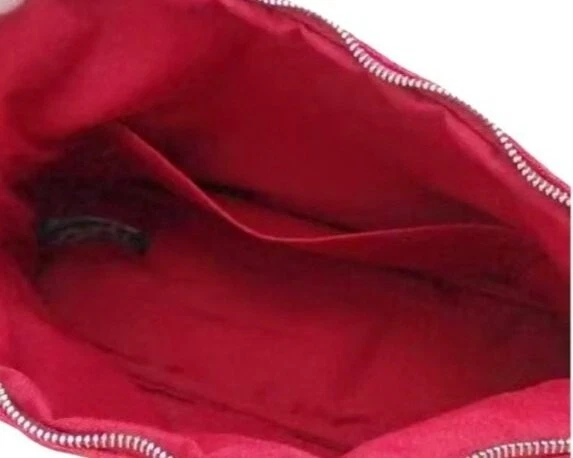 Hermès Bolide женщин красный молнии съемный ремень через плечо мини косметический мешок сумка - Изображение 3 из 4