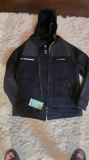 Sea-Doo Men s Black Hooded Full-Zip Riding Jacket w/ Zip Pockets Size L