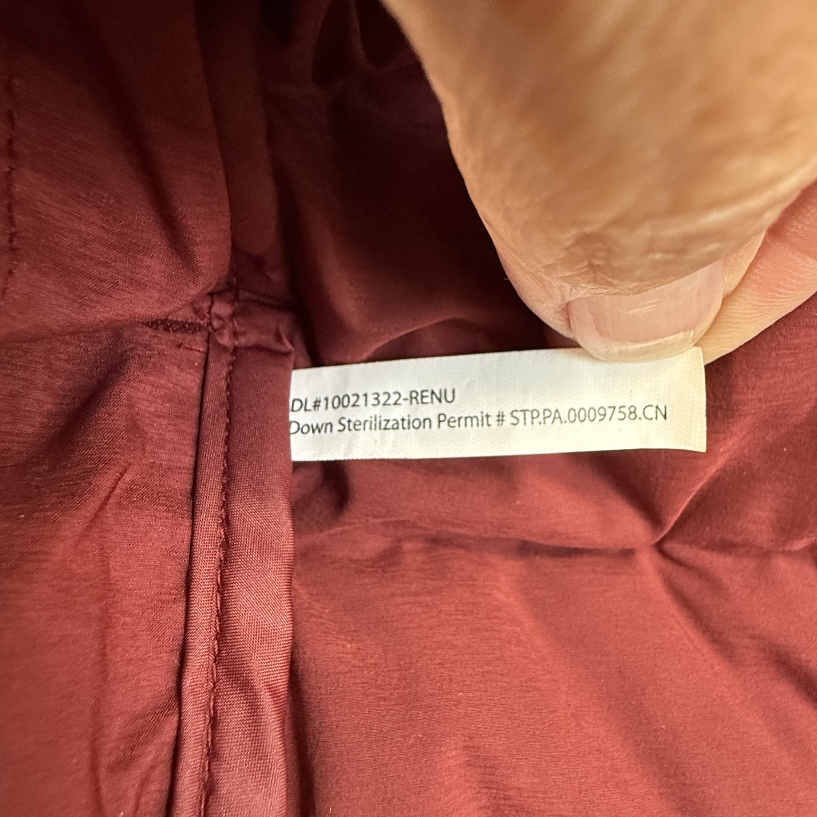 The North Face Renewed Belleview Stretch Down Jacket Mens XL Red 600 Fill thumbnail 17