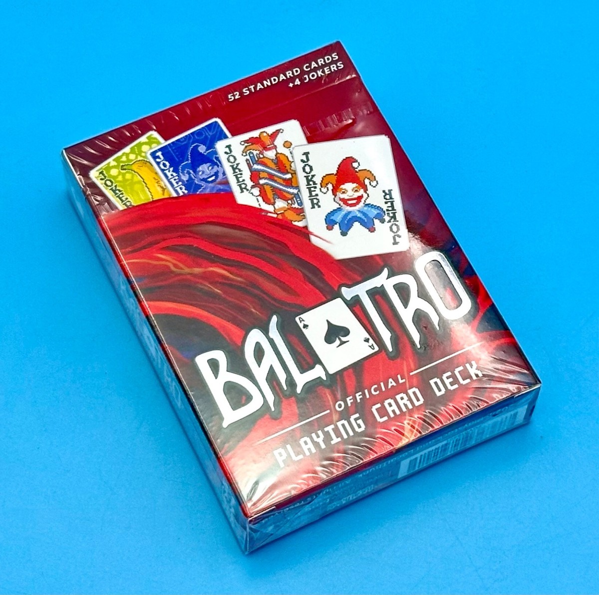 Balatro Official Playing Card Deck 52 Standard + 4 Jokers Blackjack Poker  Casino