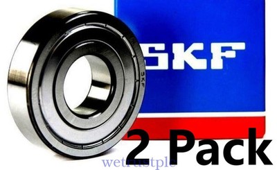 2 PACK 608-2RS/C3 SKF 2 RUBBER SHIELD BALL BEARING 22mm x 8mm x 7mm new