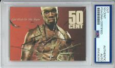 50 Cent Curtis Jackson SIGNED Get Rich or Die Tryin' Cut PSA DNA COA Autograph