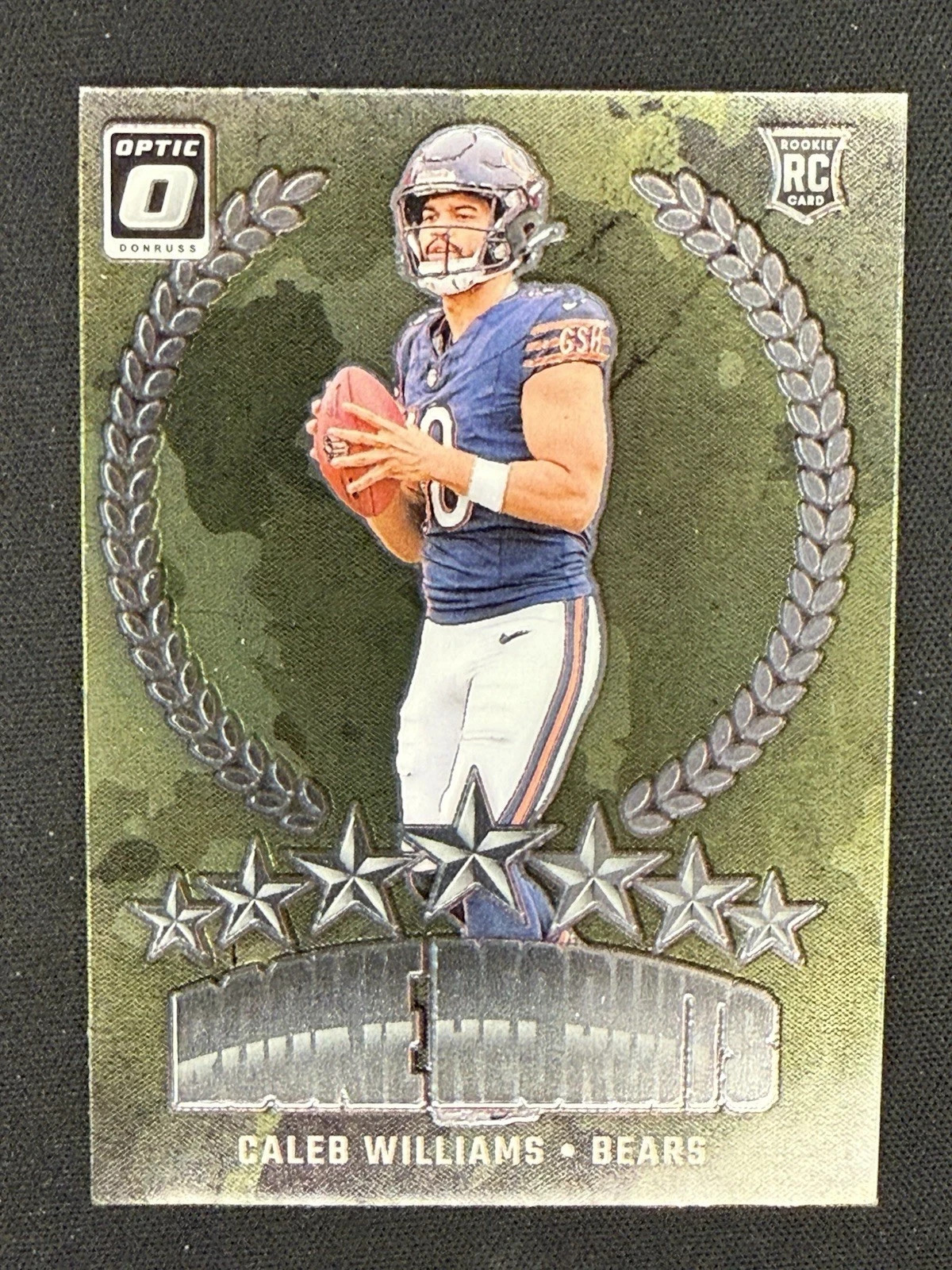 2024 Donruss Optic CALEB WILLIAMS Rookie Recruits #1 Chicago Bears RC Insert