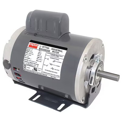Dayton 5Ftt0 Capacitor-Start General Purpose Motor, 1/2 Hp, 1/7 Hp Hp, 115V Ac