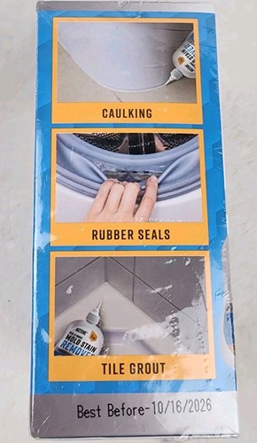 Mold and Mildew Stain Remover Cleaner for Stains, Bathroom Grout, Washer Seal ++ - Picture 5 of 7