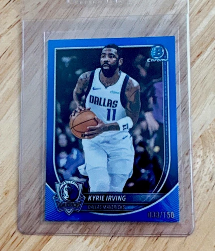 Topps 2026 Bowman Chrome Kyrie Irving Dallas Mavericks #BCV-130 Blue 038/150 🔥