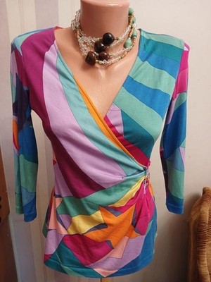 Women Diane Von Furstenberg Shirt Yellow Silk 34