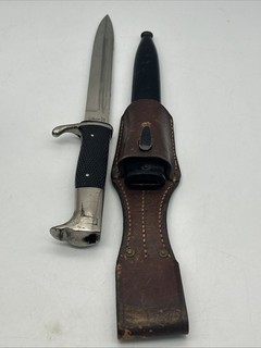 Mtb Vintage Anton Wingen Jr Solingen Germany Dress Bayonet w/ Scabbard