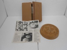 7" Shortbread Mold ~ Scottish Thistles ~ New ~ Boxed