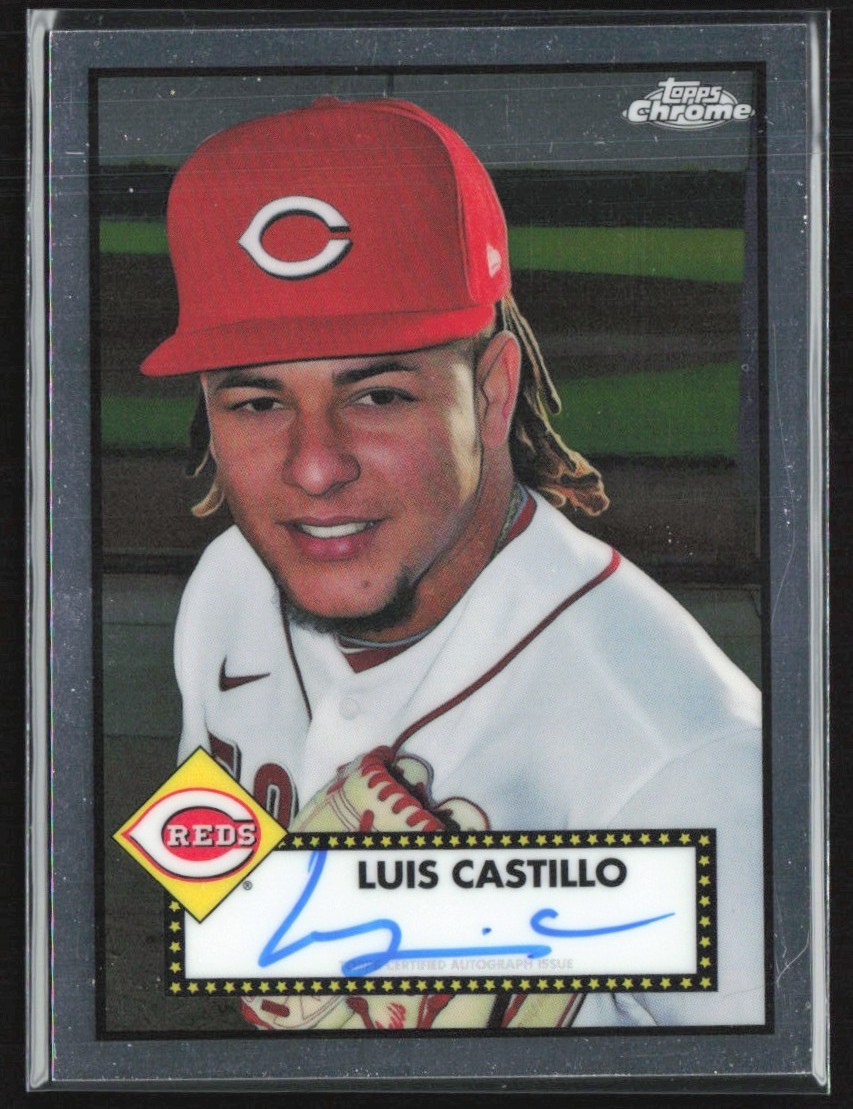 Luis Castillo 2021 Topps Chrome Platinum Auto #PA-LC Cincinnati Reds