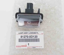TOYOTA YARIS P21 Kennzeichenleuchte hinten 812700D120 NEU ORIGINAL