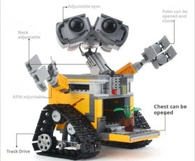 NEW MOC | Custom for Ideas | WALL-E 21303 Set 100% | Without Box