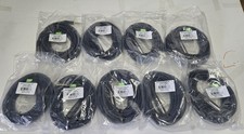 Lot of 9 Monoprice Premier Gold XLR Male to 1/4" TRS Audio Cable 15ft