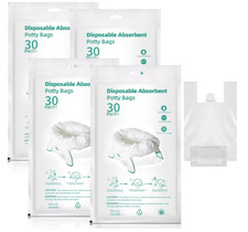 120pcs Disposable Travel Potty Bags with Absorbent Pads for Toddlers