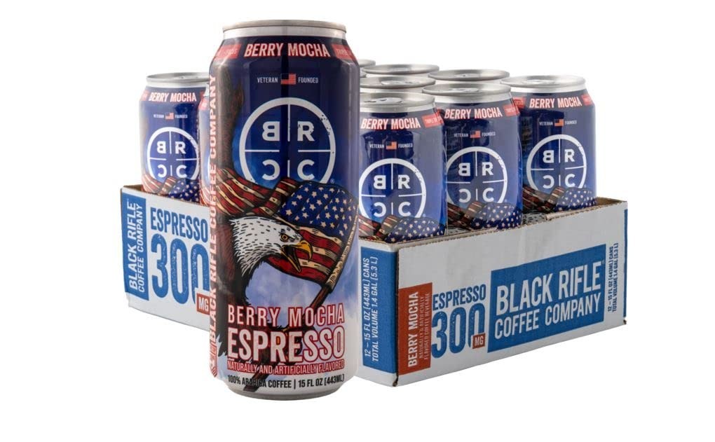 Black Rifle Coffee - Energy Drink, 300mg Caffeine, 15oz - Berry
